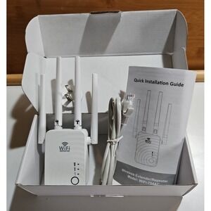 NEW 1200 Mbps Dual-Band Repeater WiFi-754AC High Speed Booster Wide Coverage NIB